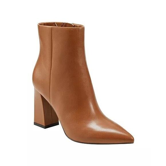 Marc Fisher Shoes - Marc Fisher Womens Gritana Tan Ankle Boots Shoes 7.5 Medium (B,M) BHFO 6365